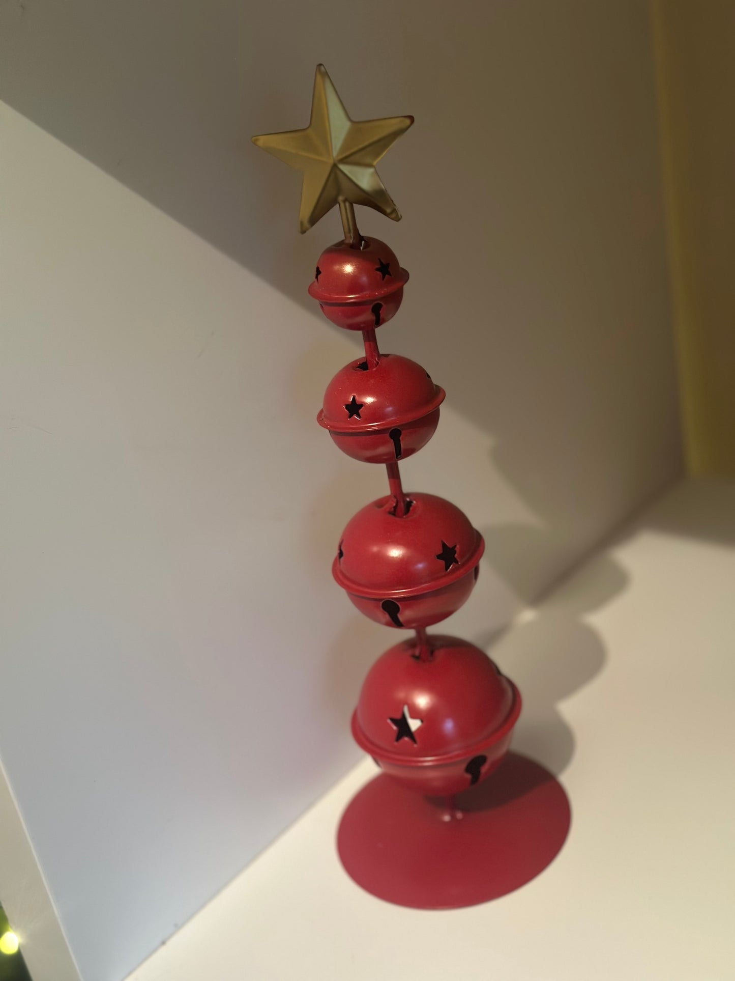 Red Bell Christmas Standing Decoration