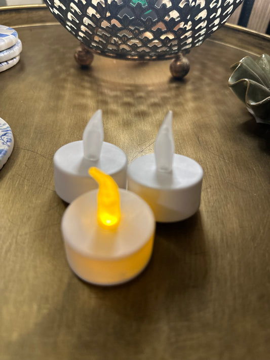 Set of Three Battery Operated Tealights