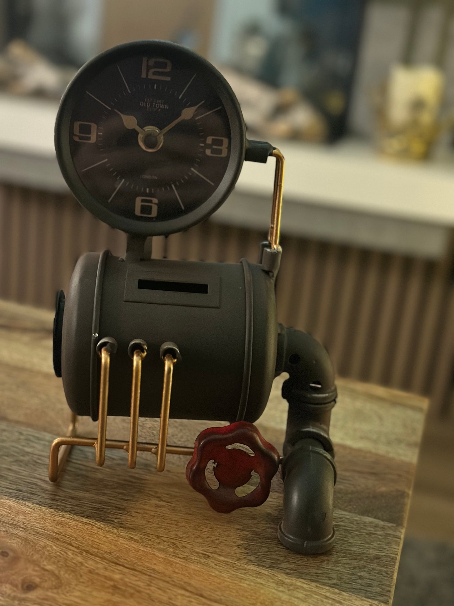 Pipe Clock & Money Box
