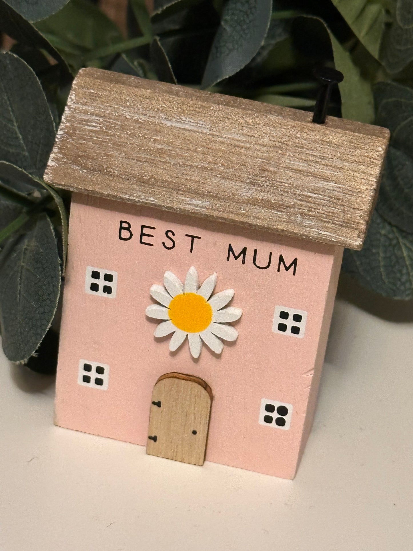 Mum Pink Mini Wooden House