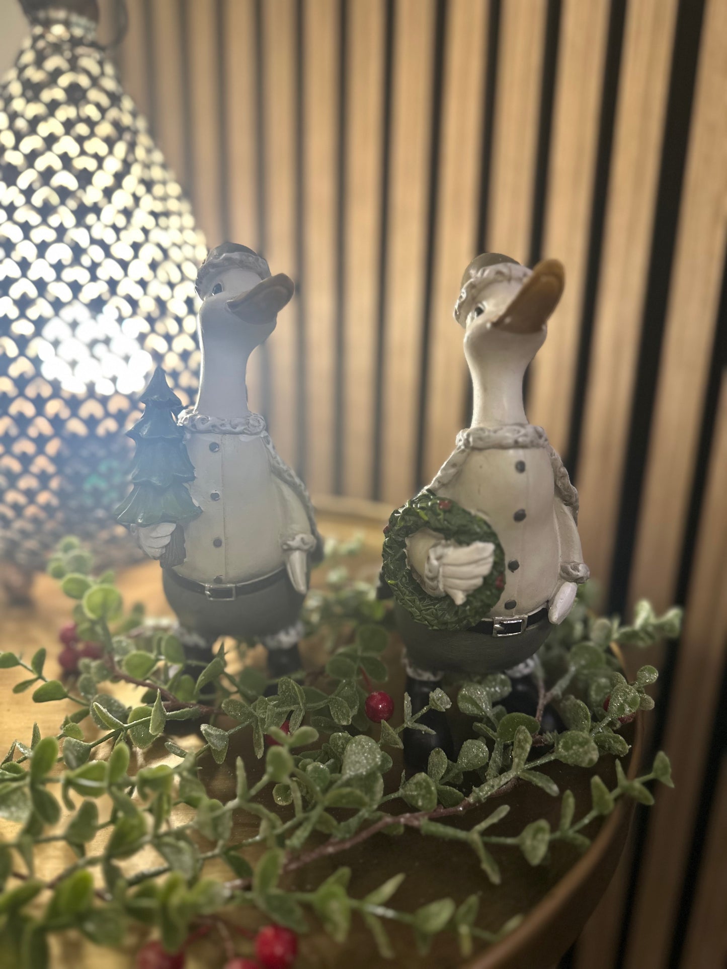 Gorgeous Christmas Decorative Ducks ~ Choice of 2