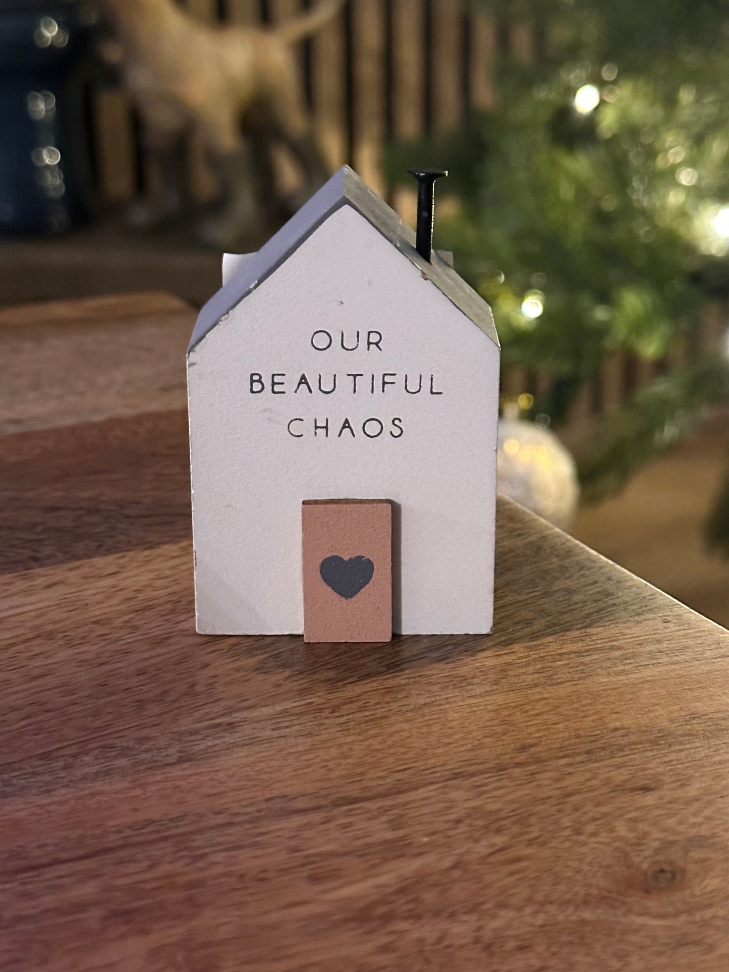 Mini Our Beautiful Chaos Wooden Decorative House