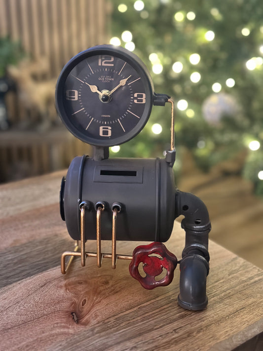 Pipe Clock & Money Box
