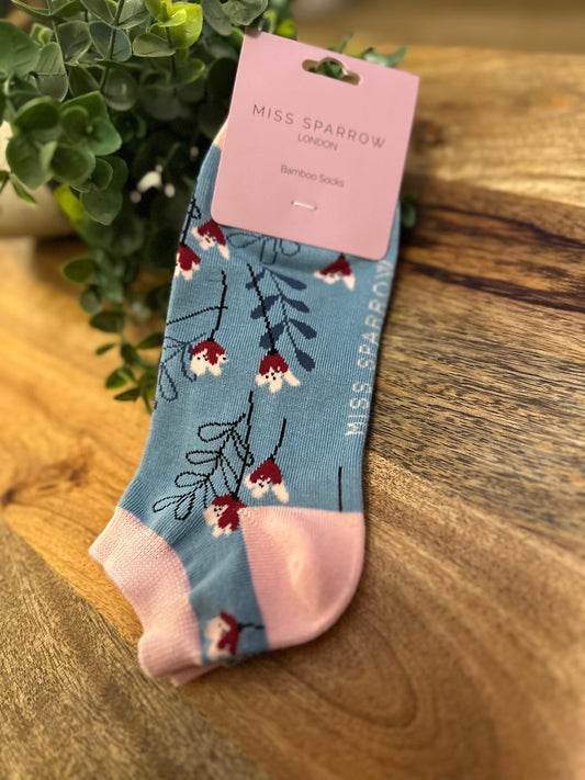 Miss Sparrow Flower Trainer Socks