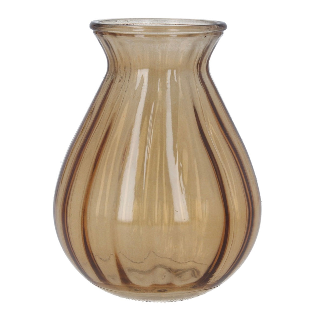 Light Amber Posy Vase