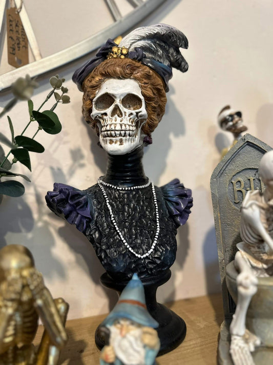 Violet Skeleton Bust