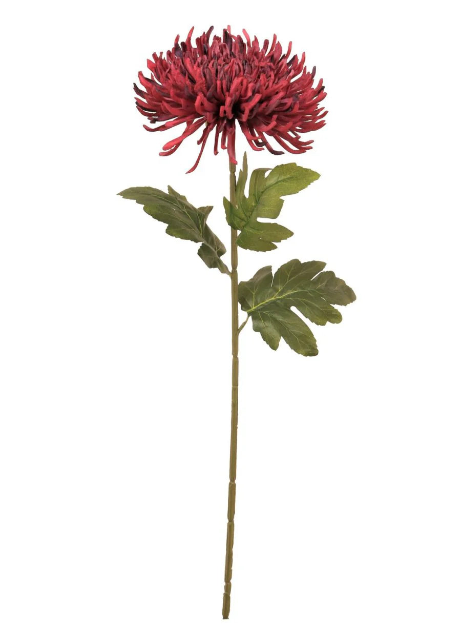 Faux Fuji Flower Stem ~ Magnenta