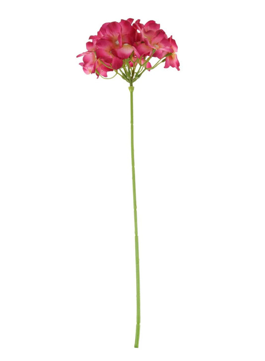 Hot Pink Hydrangea Thin Stem