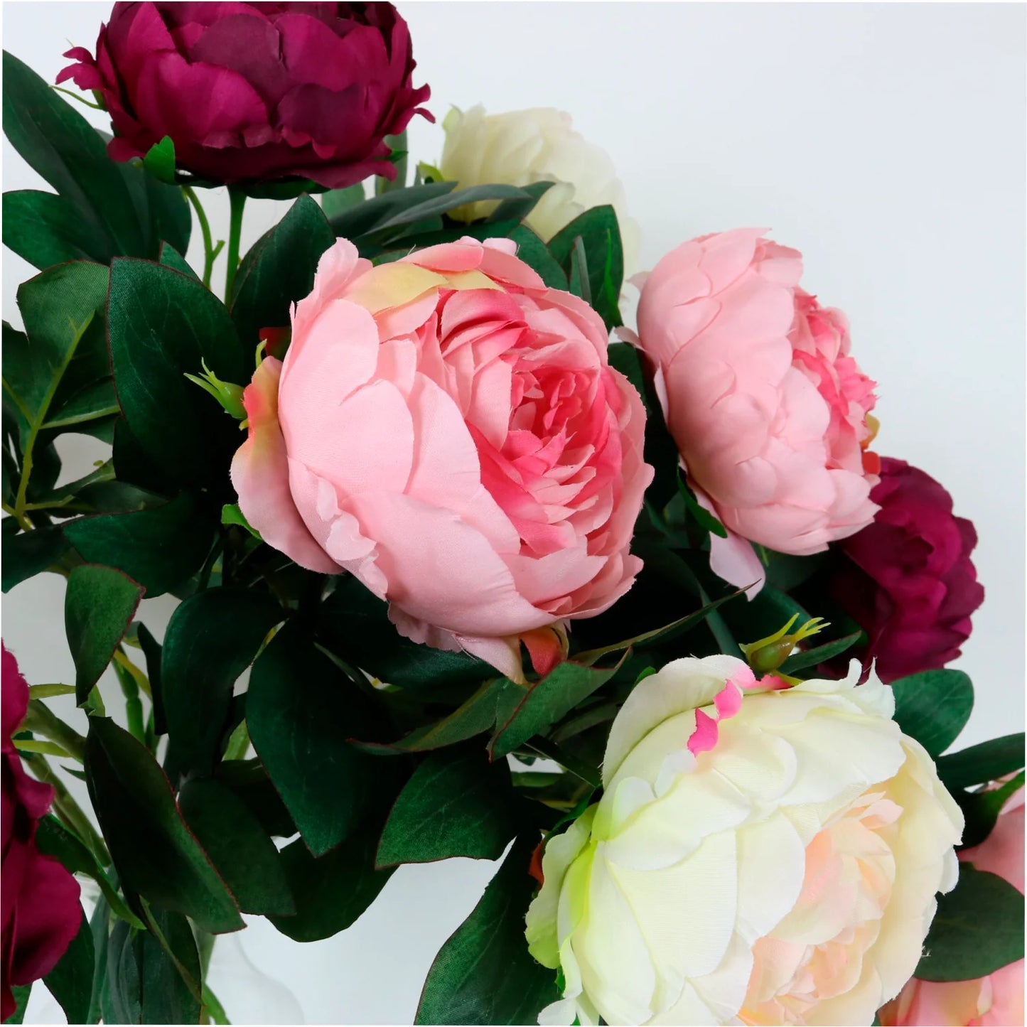 Faux Peony Single Head ~ Pink