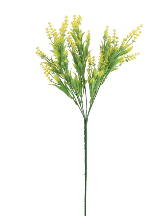 Faux Yellow Lavender Bunch