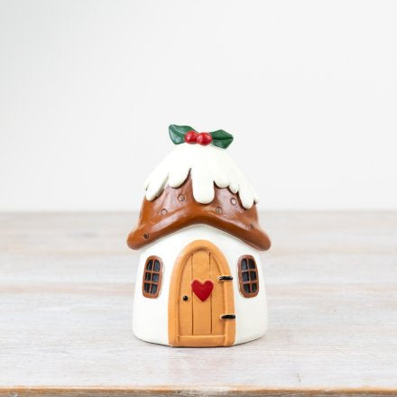 Christmas Pudding Decorative House ~ Choice of 2 Sizes