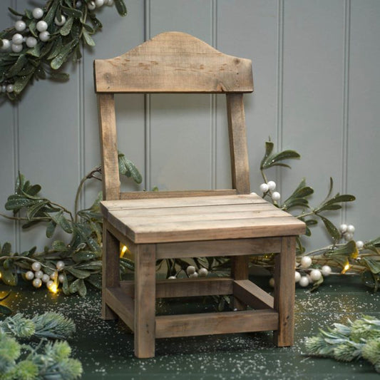 Ornamental Recycled Wood Chair
