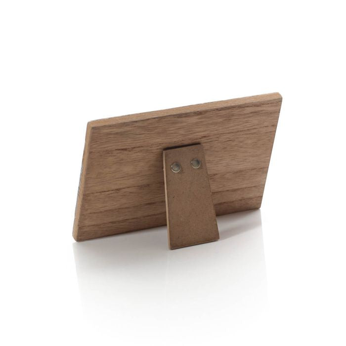 Festive Wood Easel Plaque with resin Dachshund