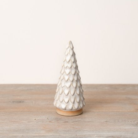 Scalloped Ceramic Tree - 15cm