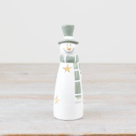 Led Decorative Snowman 17.5cm